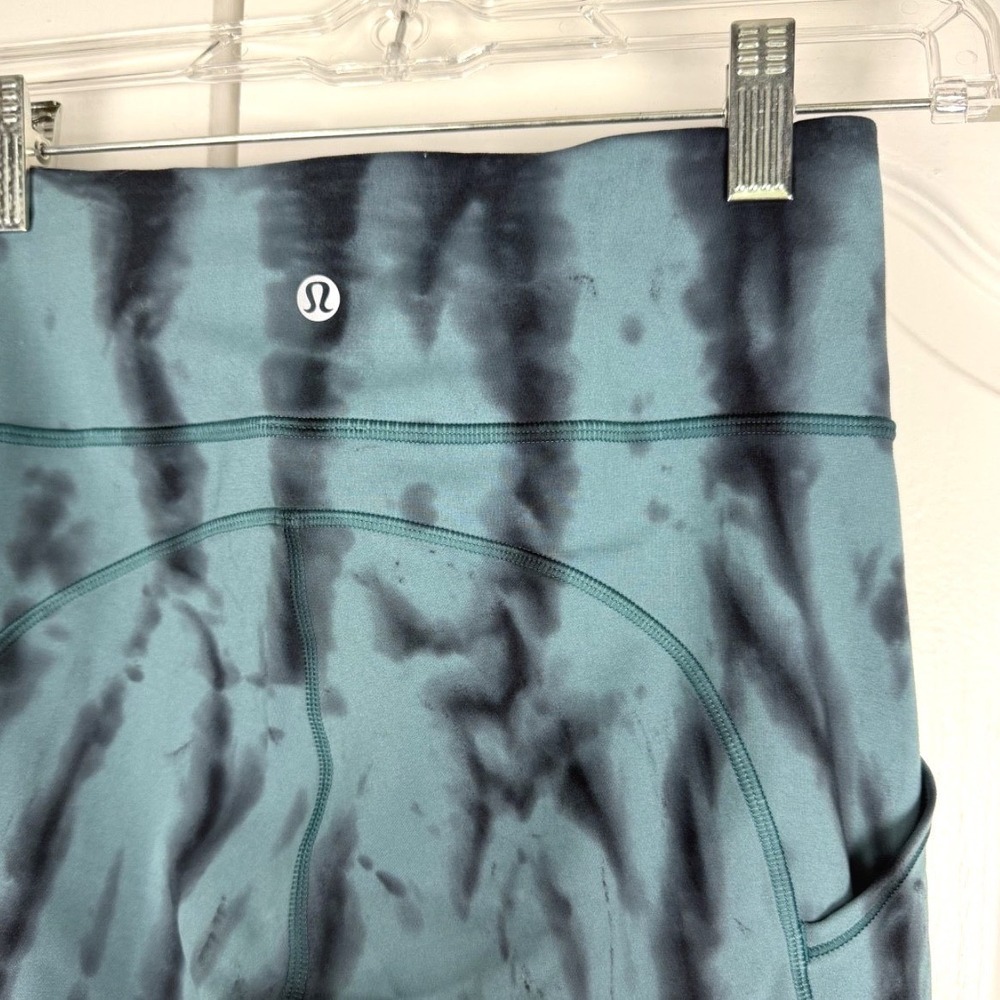 Lululemon Invigorate Tight Women's 4 Dark Teal High-Rise Side Pockets Yoga NWOT - Picture 9 of 9